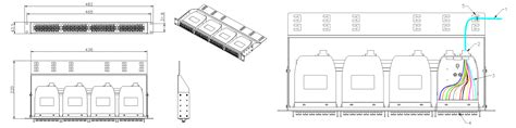 Image result for LC Fiber Patch Panel Drawing