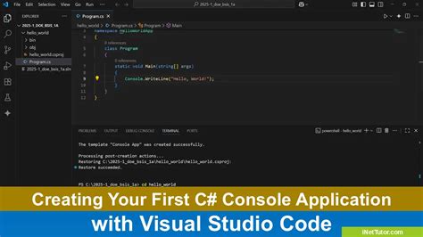 Toradh íomhá ar vs Code First C# Project
