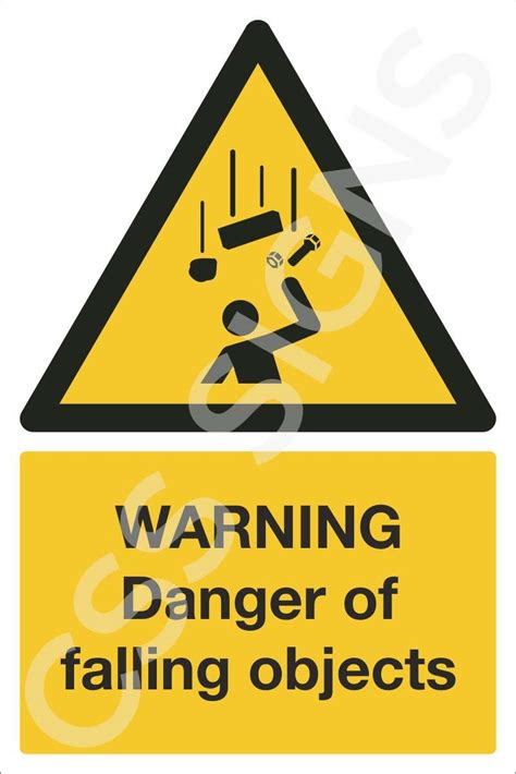 Image result for Falling Object Signage