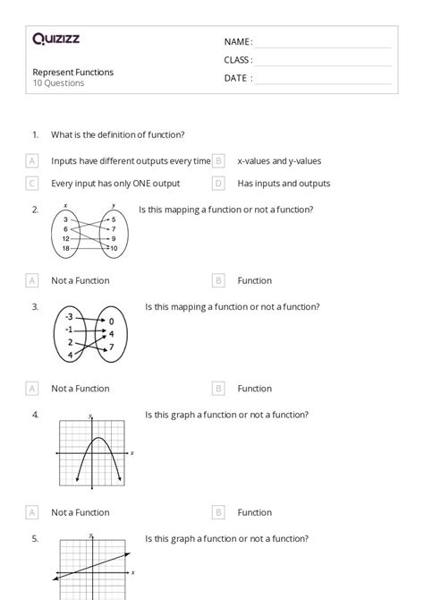 Afbeeldingsresultaten voor Graph and Functions 8th Grade Math Sheets