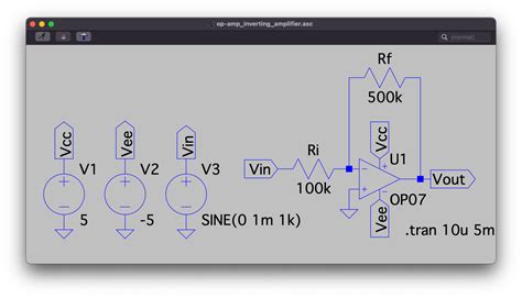 Model Graph for Inverting Amp Using Op-Amp Graph に対する画像結果