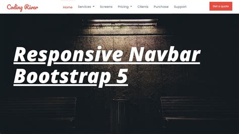 Toradh íomhá ar Bootstrap 5 Navbar Design