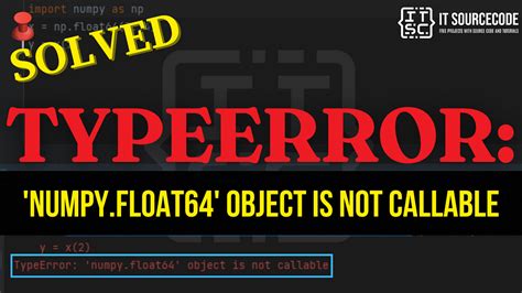 Afbeeldingsresultaten voor Float Object Not Callable