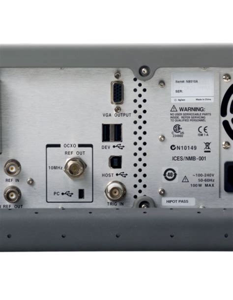 Toradh íomhá ar RF Signal Generator N9310A