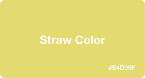 Image result for Straw Yellow Color