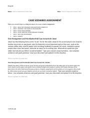 Image result for Case Scenario Class Assignment