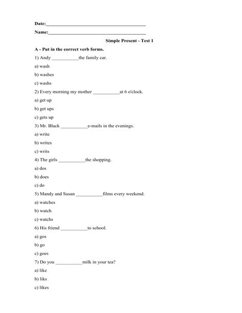 Toradh íomhá ar Simple Present Test 1 Answer Sheet.pdf