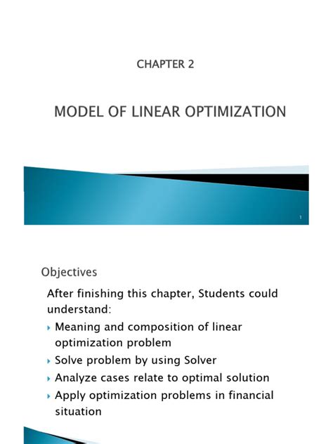 Toradh íomhá ar Structure of Linear Optimization