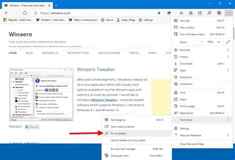Image result for Add Browser Tab to Taskbar