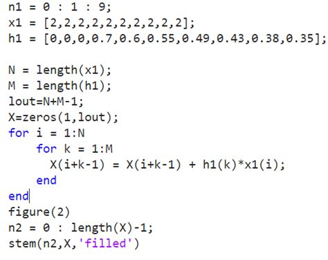 Image result for Numerical Convulation Using MATLAB