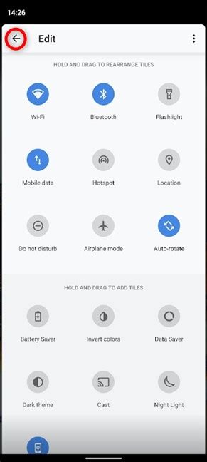 Image result for Android Quick Menu