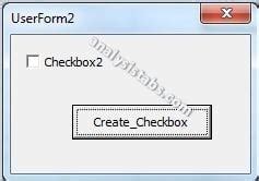 Résultat d’images pour Excel VBA CheckBox1