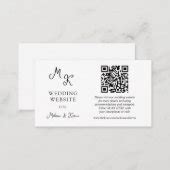 Image result for Wedding QR Code Insert Example