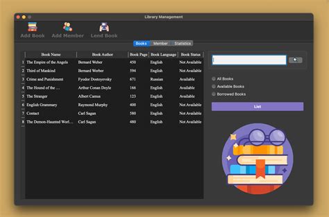 Image result for GUI of Library Management System