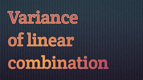 Pooled Variance of Linear Combination に対する画像結果