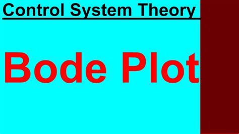 Image result for Bode Plot Control