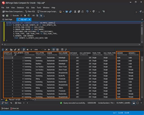 Toradh íomhá ar SQL Server Report Compare Two Tables