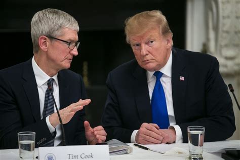 Image result for Tim Cook Meets Trump