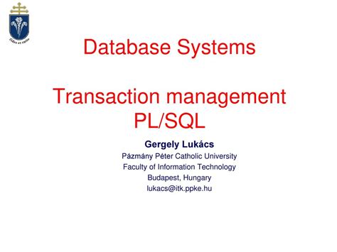 Image result for Transaction PL/SQL Syntax