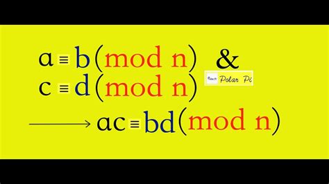 Image result for Modular Arithmetic Rules