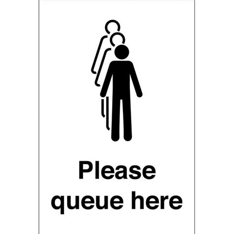 Queue Line Rule Signs に対する画像結果