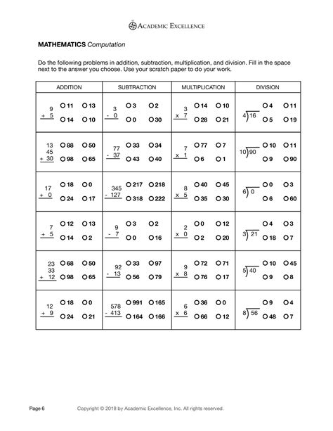 Image result for Math Tests for 3rd Graders Printable