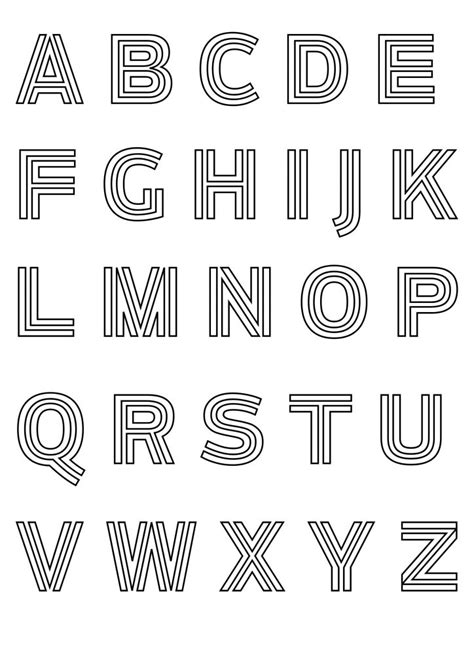 تصویر کا نتیجہ برائے Printable Alphabet Letters Coloring Sheets