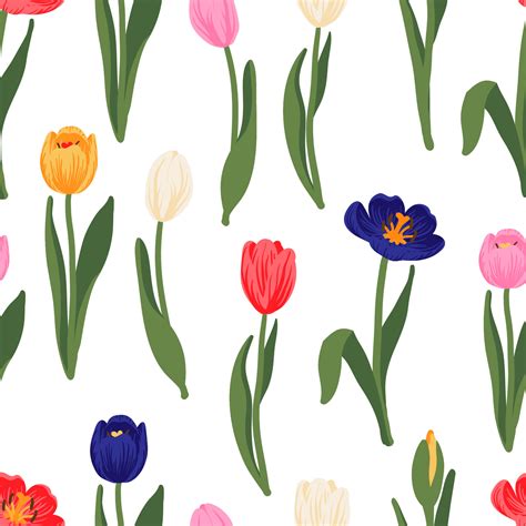 Image result for Spring Tulips Pattern Wallpaper
