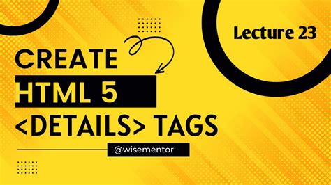 Image result for Details Tag HTML