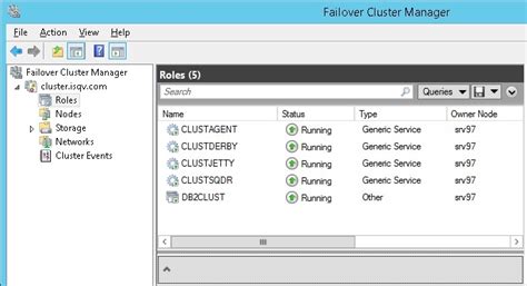 Toradh íomhá ar Windows Failover Cluster Manager Icon