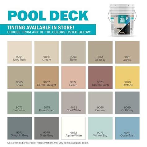 Dyco Paints Pool Deck 5 gal. 9064 Bombay Low Sheen Waterborne Acrylic ...