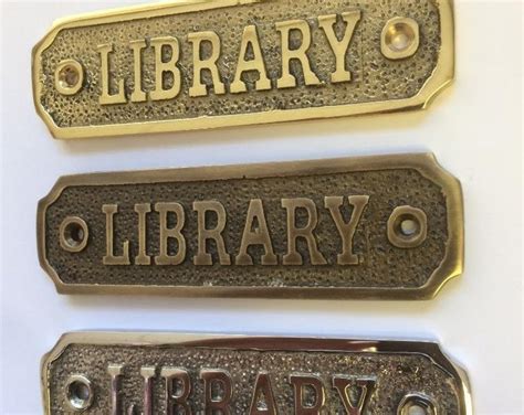 Image result for Library Door Sign