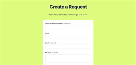 Image result for Project Request Form Template
