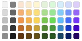 Afbeeldingsresultaten voor Blazor Sidebar Color Palet