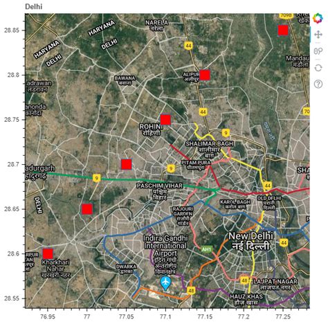 Bokeh Python Map に対する画像結果