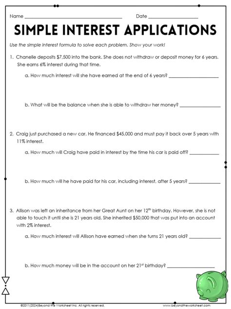 Image result for Simple Interest Calculator Answer Key