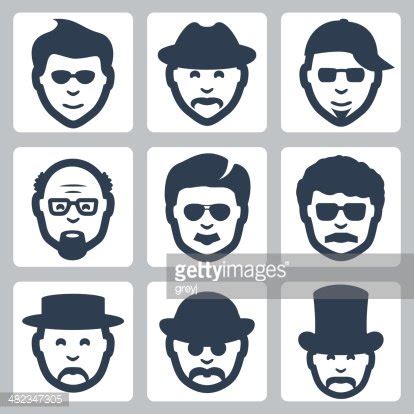 Image result for Male Face Icon