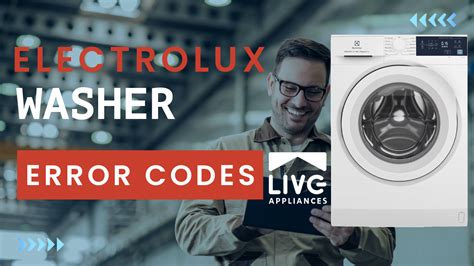 Image result for Electrolux Washing Machine Error Codes