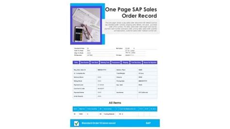 Image result for Documentation Example for Sales Order