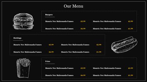 Image result for PowerPoint Digital Menu Template Free