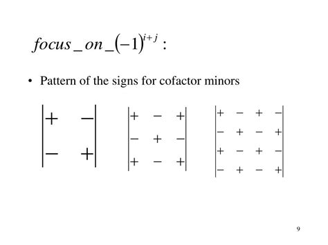 Toradh íomhá ar Negative Positive Sign of Matrix 2X2
