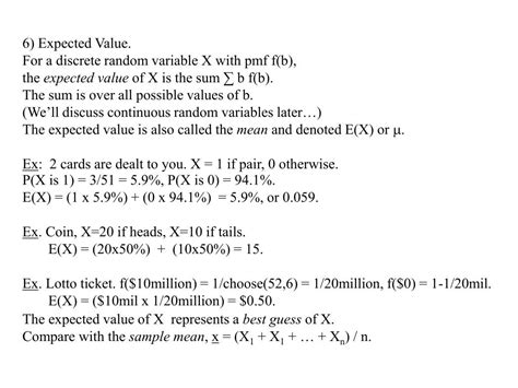 Image result for Expected Value PMF Function