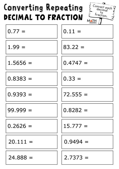 Fraction To Decimal Worksheet Grade 5 に対する画像結果
