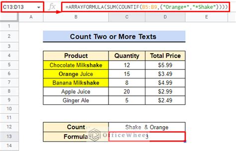 Image result for Count If Cell Contains Text