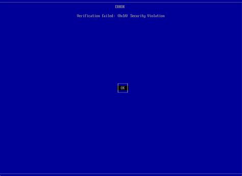 Toradh íomhá ar Arch Linux Secure Boot