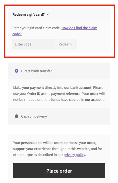 Image result for Gift Card Redemption