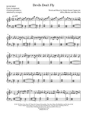 "Devils Don't Fly" Sheet Music - 1 Arrangement Available Instantly ...