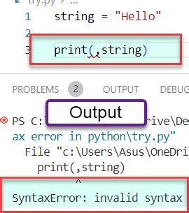 Image result for Invalid Syntax Python Error