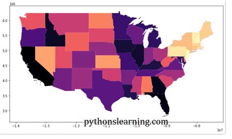 Image result for Us Map in Python