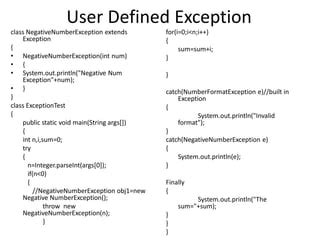 Image result for Java Catch Exception Negative Numebr